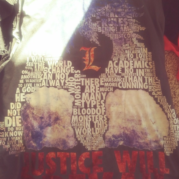 2pc L Death Note Shirts & Bracelet - Picture 2 of 4